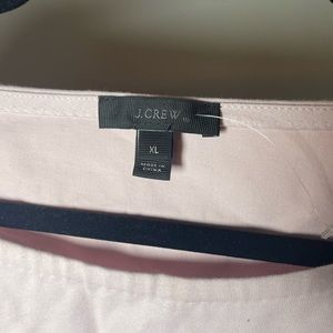 JCrew light pink blouse